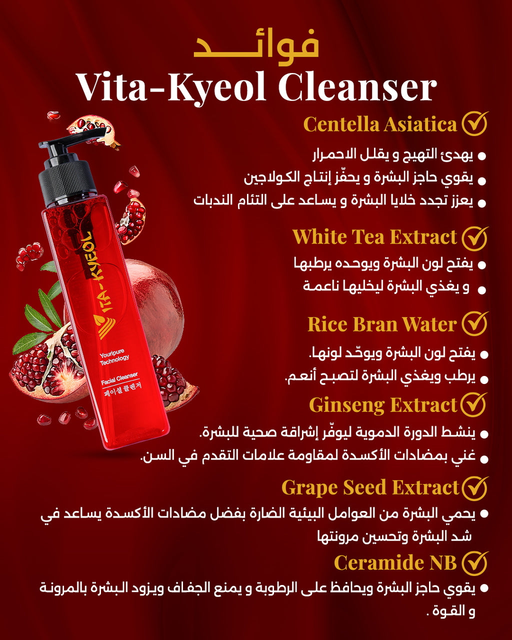 Vita-kyeol cleanser غسول فيتالى
